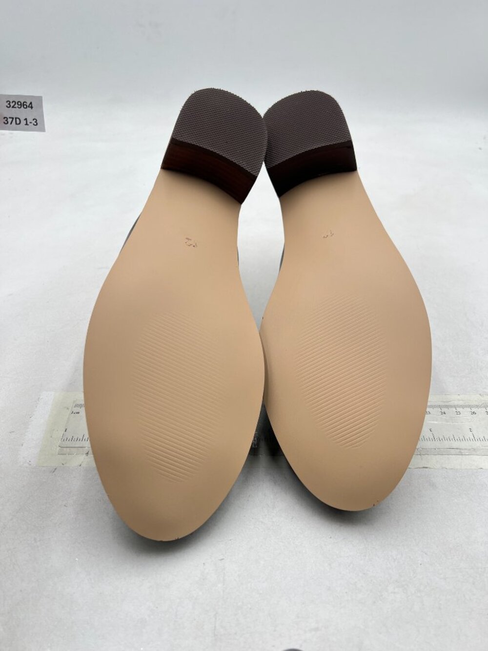 FOWT Black Closed Toe Mules Slip On Retro Loafer Low Chunky Heel Slides Slippers - Picture 7 of 8
